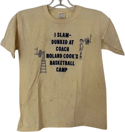 Vintage Coach Noland Cook's Basketball Camp T-Shirt