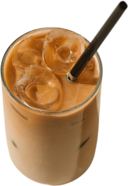 Watered down iced latte