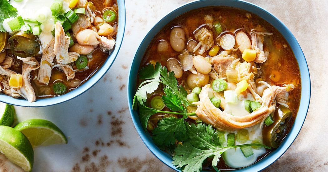 Slow Cooker White Chicken Chili Recipe