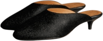 Solange Mules - Black Pony | Sézane