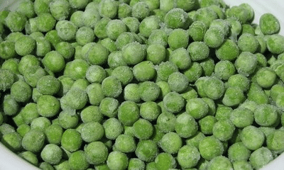 frozen peas