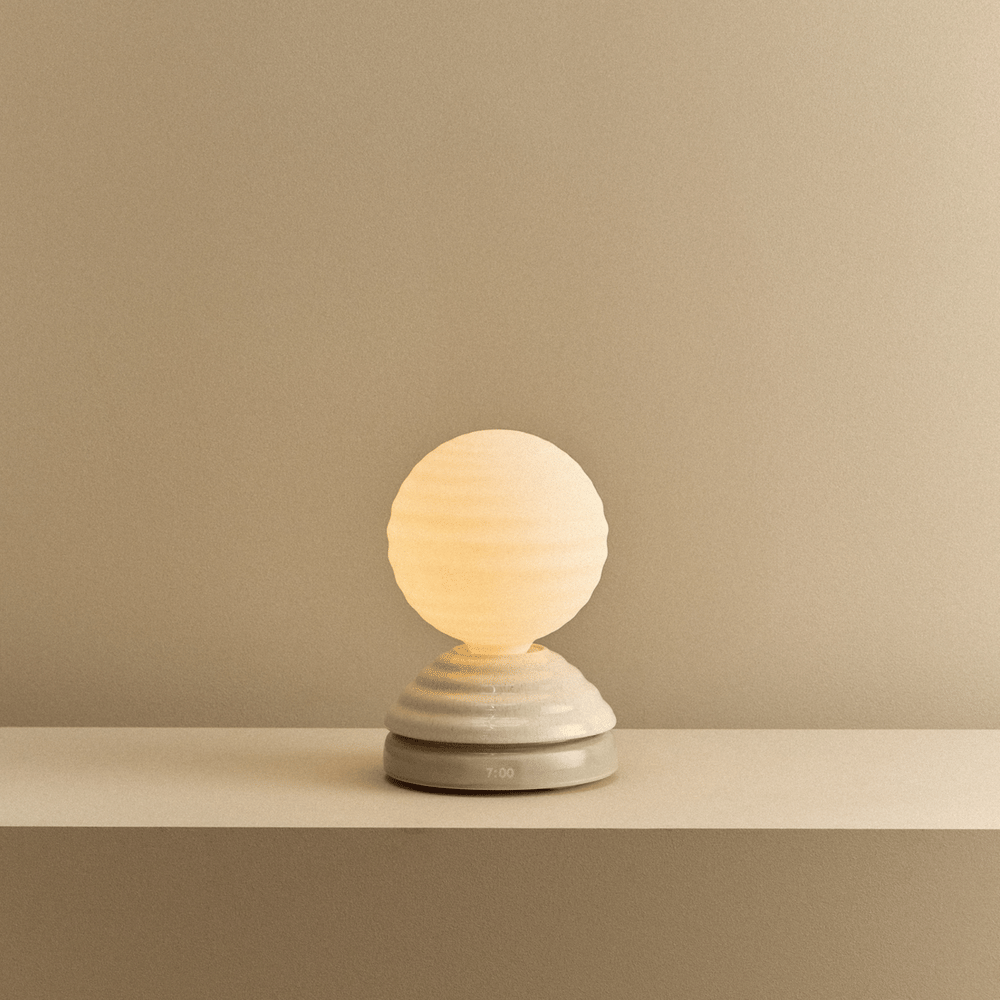 Wake Sleep Light in Pebble White