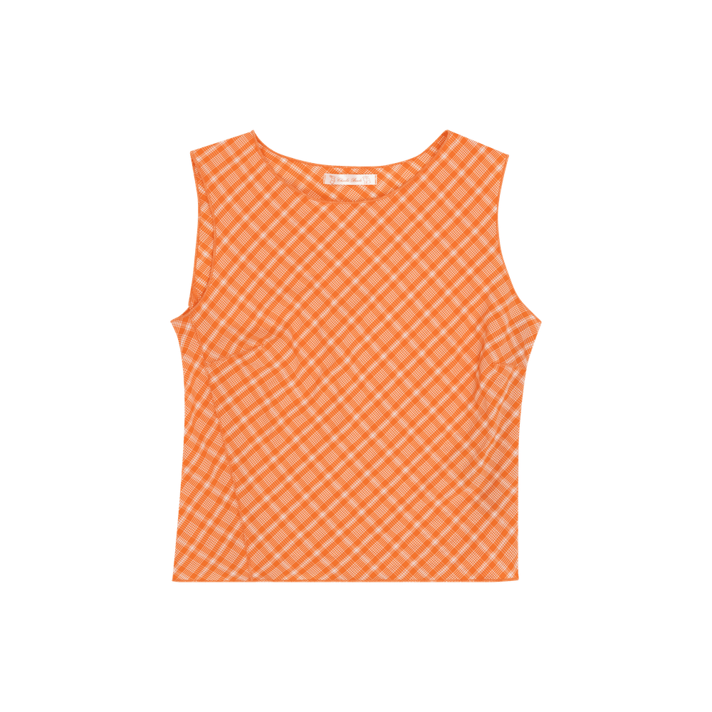 Heirloom Top Citrus Plaid