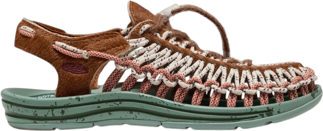 KEEN All Gender UNEEK Leather Sneaker (Roasted Pecan)