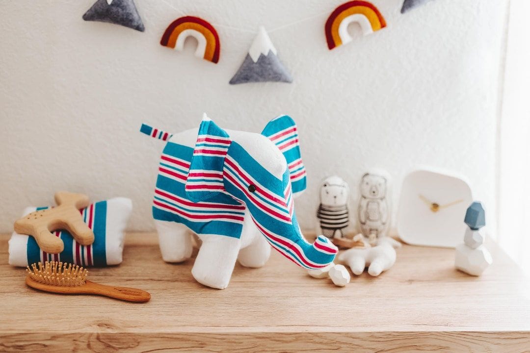 Memory Elephant Keepsake: Personalized Stuffed Animal From Baby Blanket