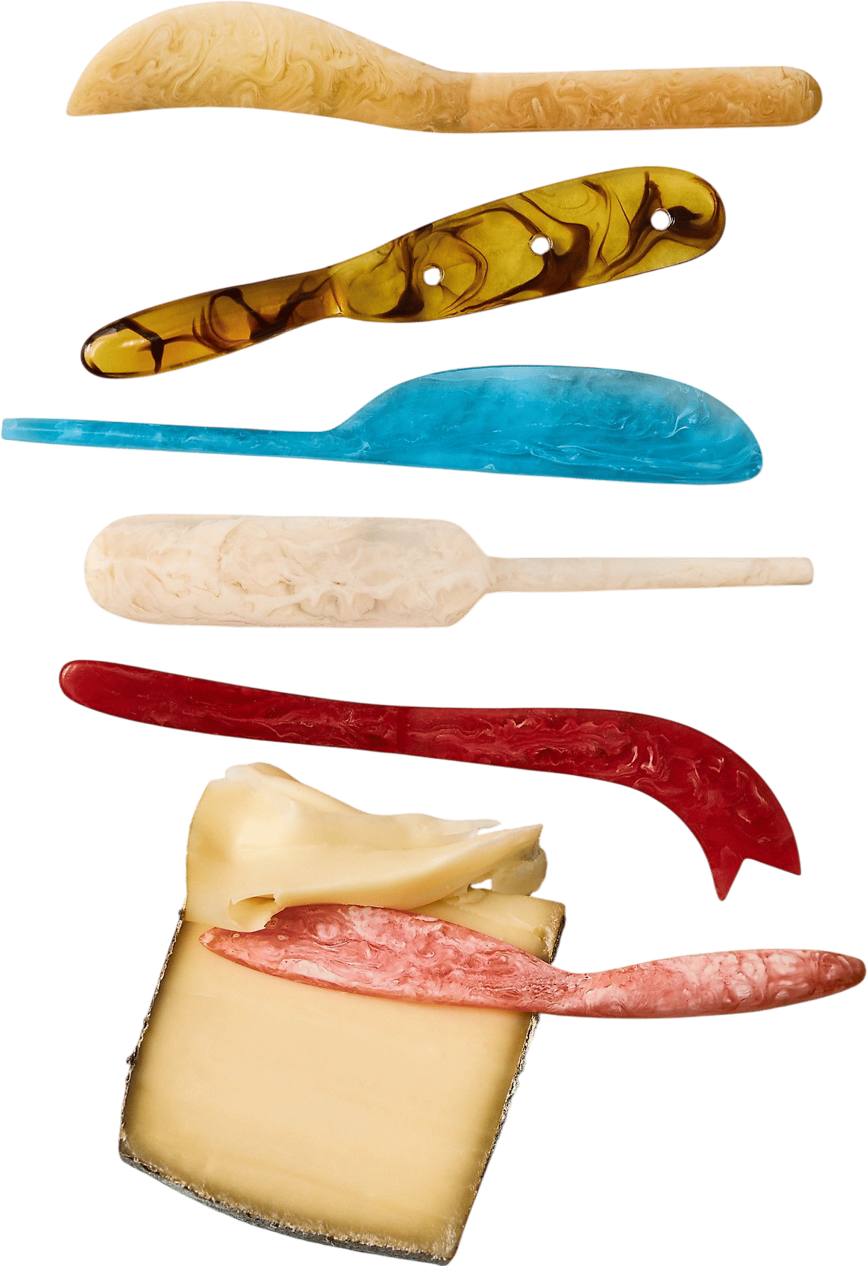 Mignon Resin Spreaders, Set of 6