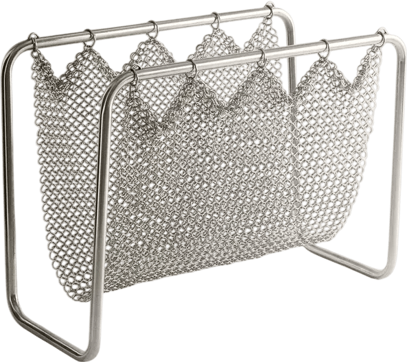 Mesh Metal Magazine Rack
