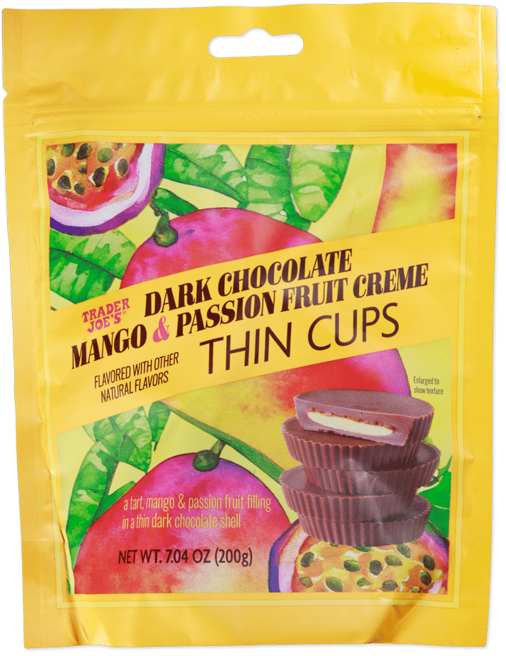 Trader Joe's Dark Chocolate Mango Passionfruit Cremes