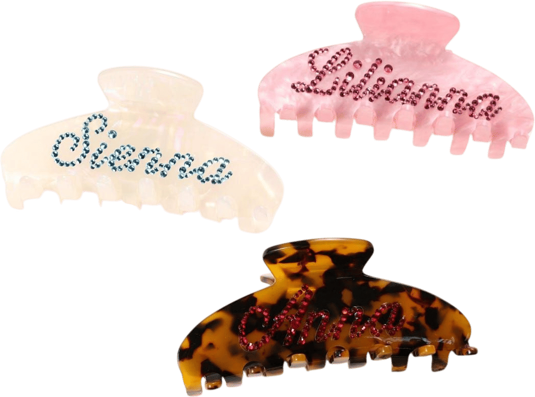 Personalized Gift Under $20 - Rhinestone Hair Claw