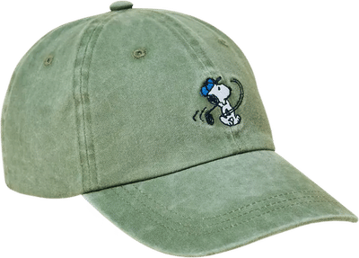 Peanuts Snoopy Embroidered Icon Washed Dad Hat