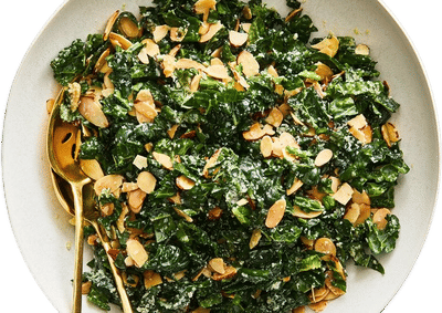 Lemon-Garlic Kale Salad Recipe