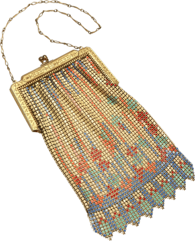 Art-Deco Mesh Evening Purse