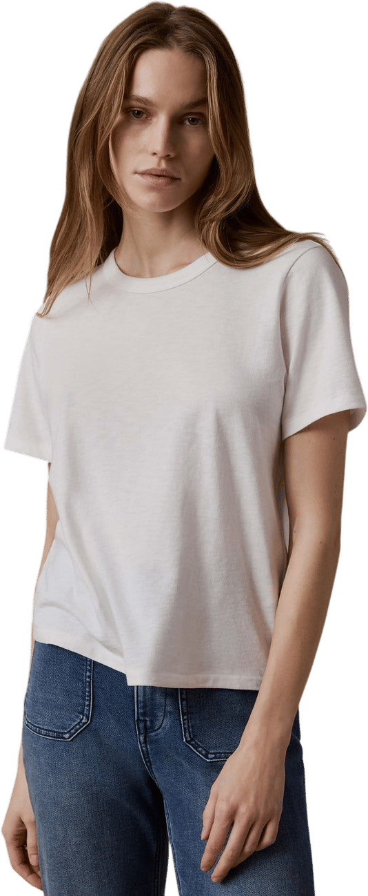 Faherty Brand Sunwashed Regenerative Tee - White