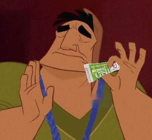 oh so it’s like kohl’s cash
