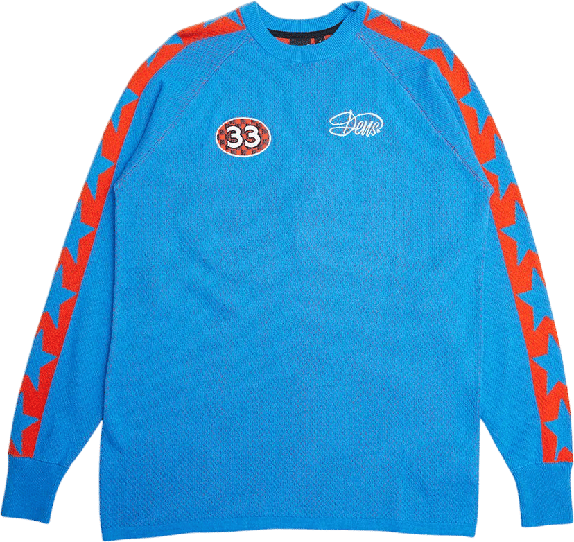 Deus Super Nova Moto Knit - French Blue