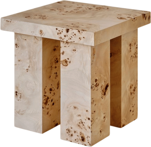 Burl Side Table