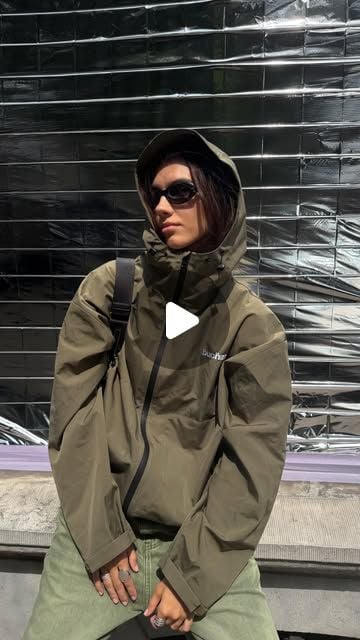 Khaki Green Cheetah Rain Jacket