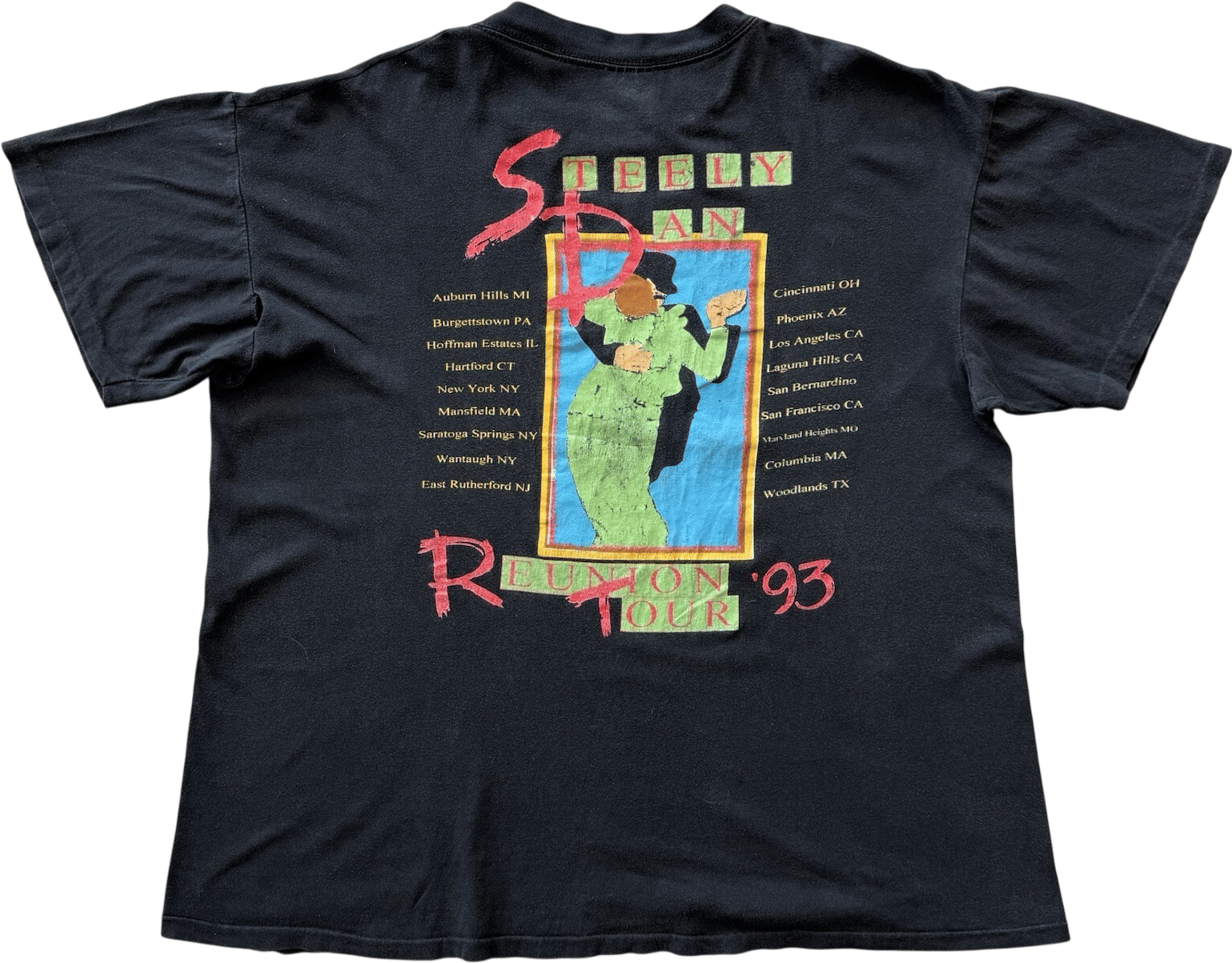 Vintage Steely Dan 1993 Tour T-Shirt