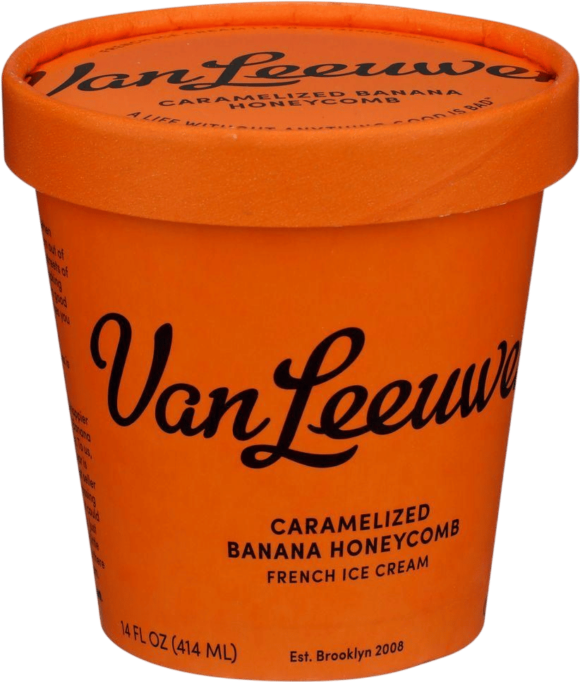 Van Leeuwen Caramelized Banana Honeycomb Ice Cream