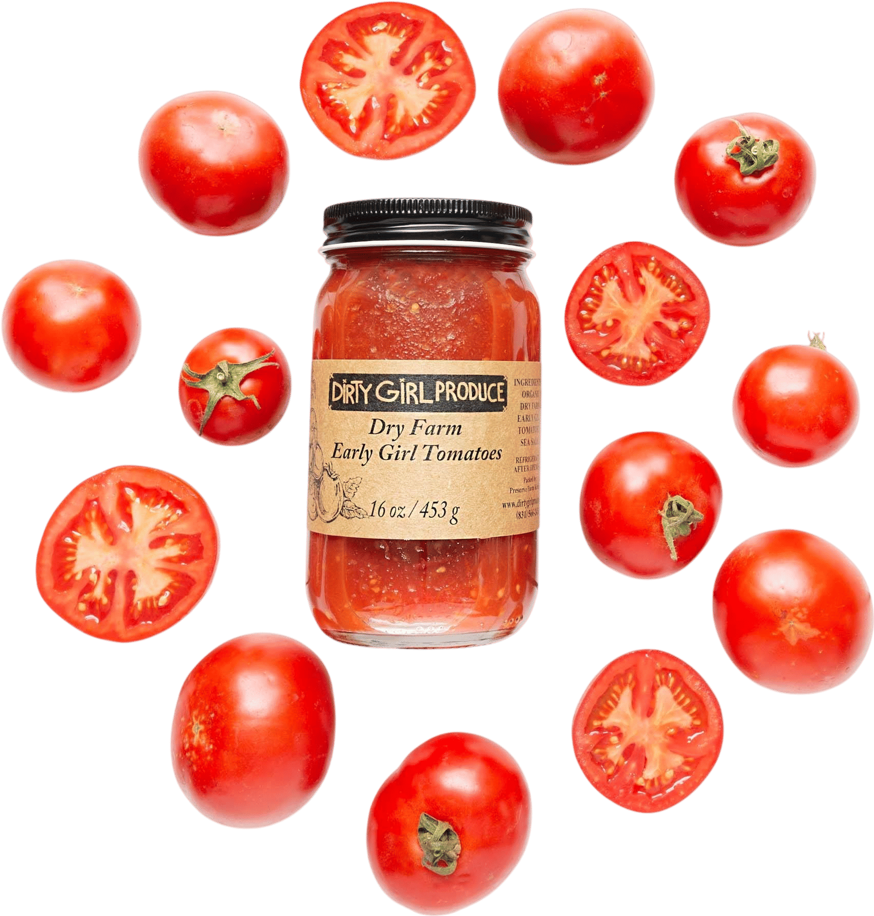 Dirty Girl Jarred Tomatoes - 2 Pack