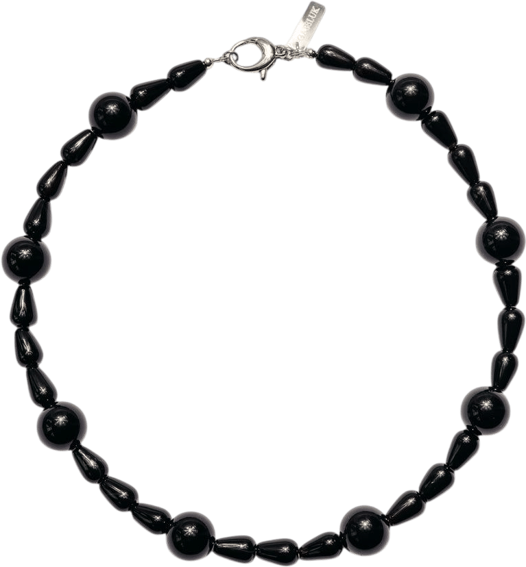 Gabsluk Onyx Teardrop Necklace