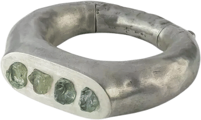 Sterling Silver Aquamarine Bracelet