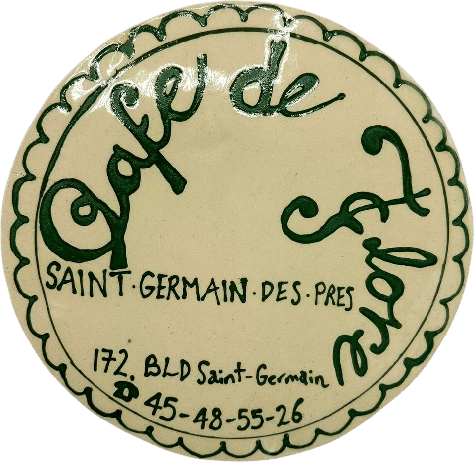 L&Clay Giant Cafe De Flore Coaster