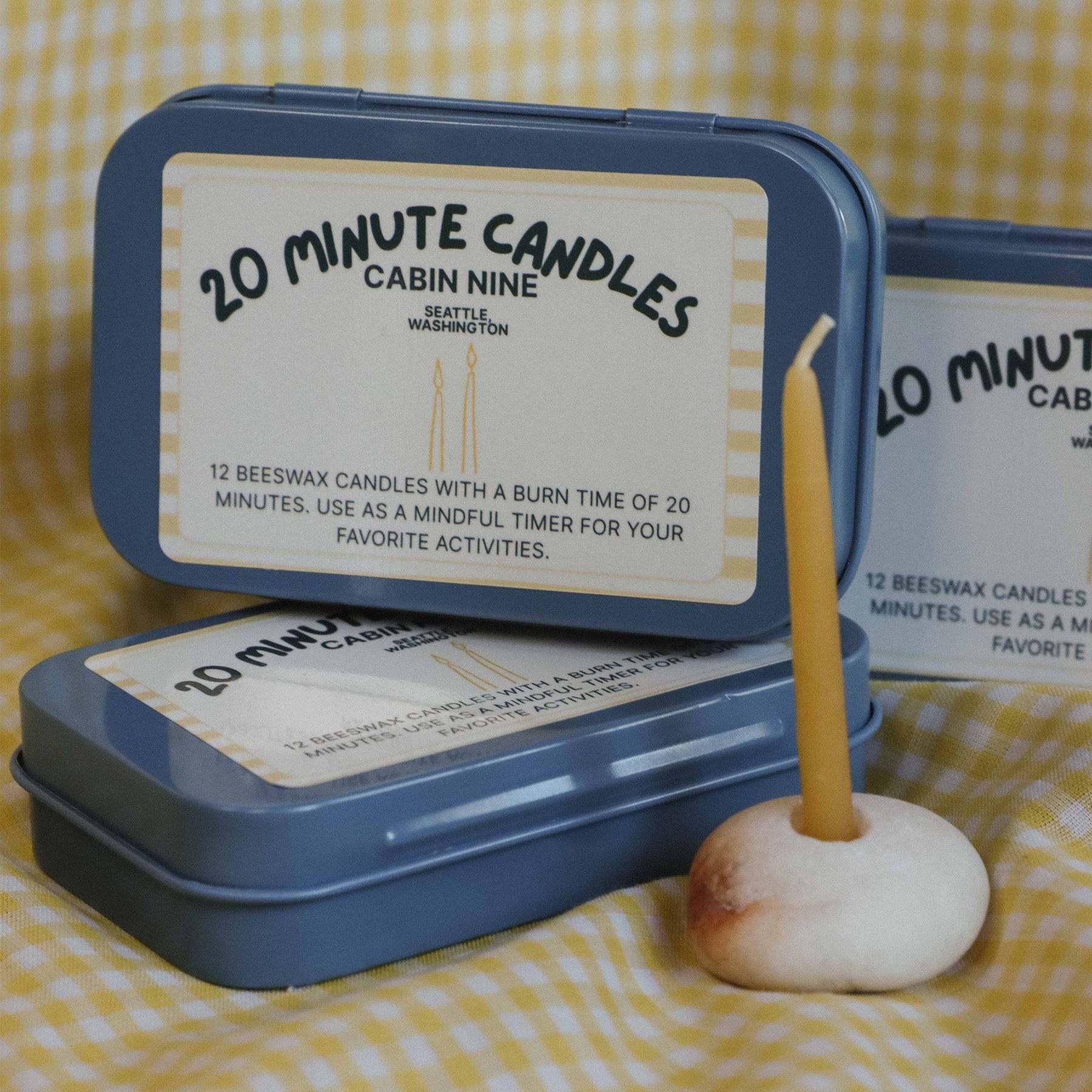 Cabin Nine 20 Minute Candle Set