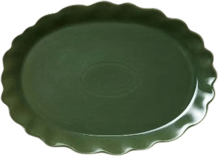 Hearth & Hand Large Ceramic Serve Plate Green