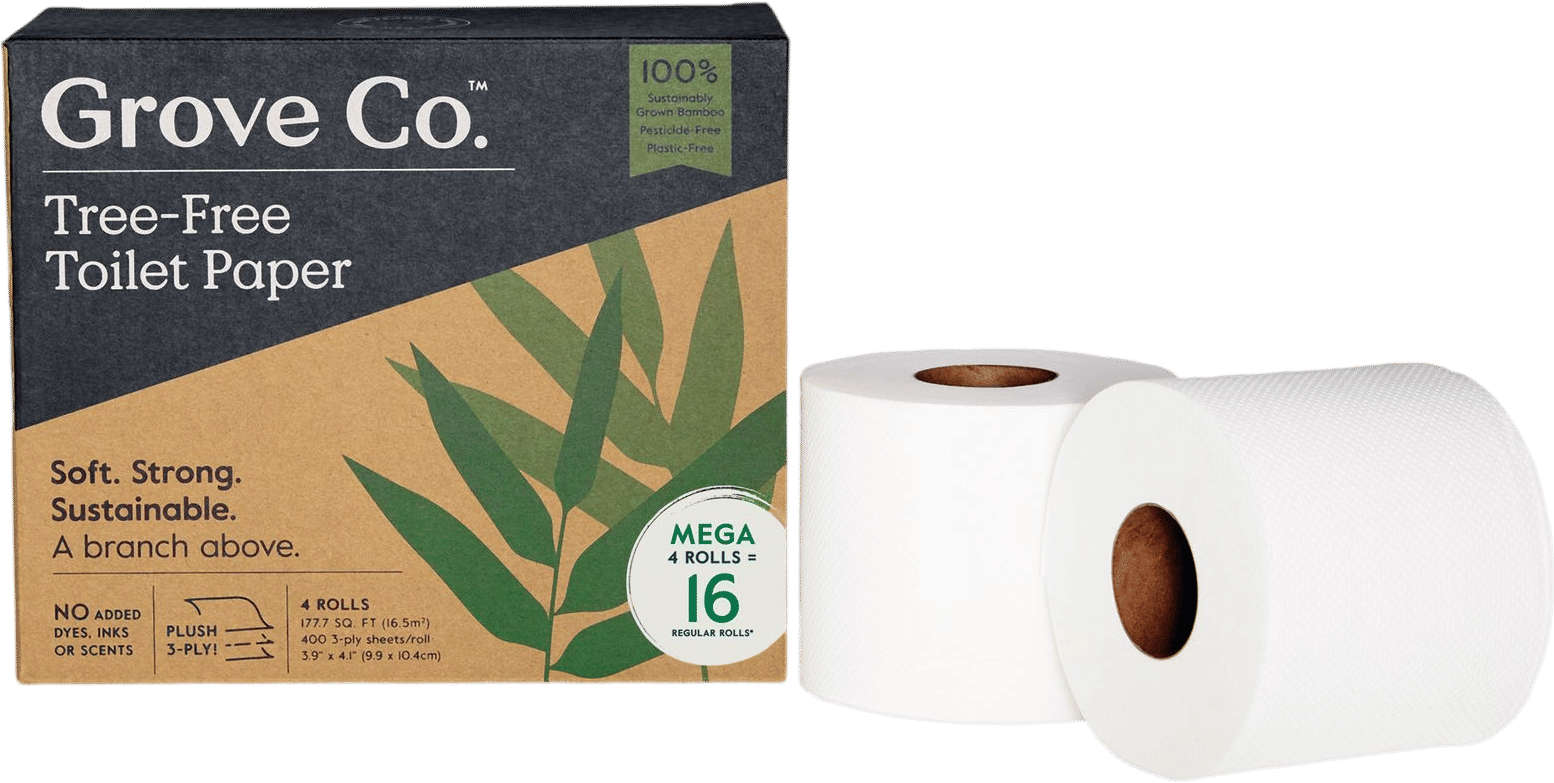 Grove Co. 3-Ply Bamboo Toilet Paper