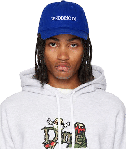Blue 'Wedding DJ' Cap