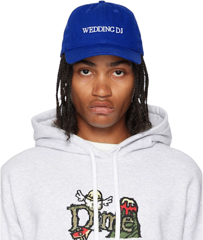 Blue 'Wedding DJ' Cap