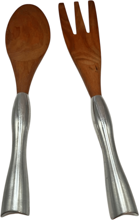 Nambe Curvo serving utensils