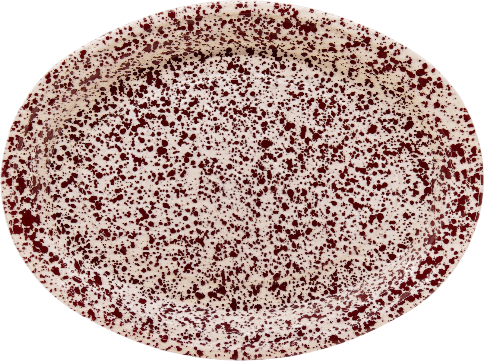 Enamel serving platter