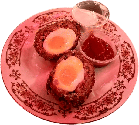 ordering Scotch Eggs on a date