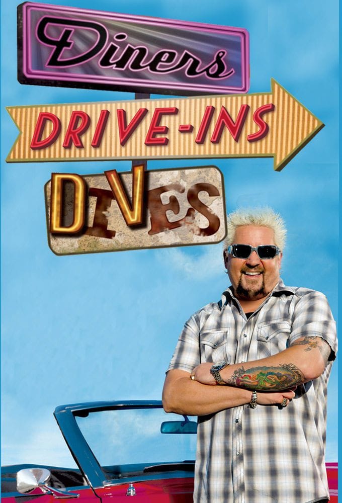 diners, drive-ins, and dives on a hotel tv