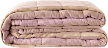 Nico Striped Quilt - Elm/Lilac, Full/Queen