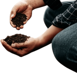 Touching dirt