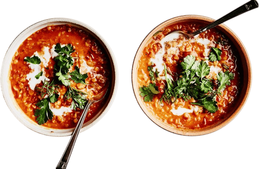 Curried Lentil, Tomato, and Coconut Soup