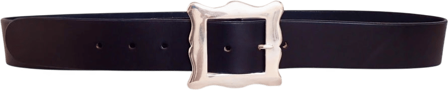 sterling frame buckle belt