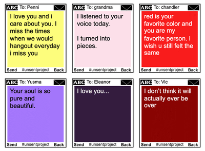 The Unsent Project