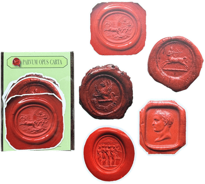 Red Wax Seal Stickers