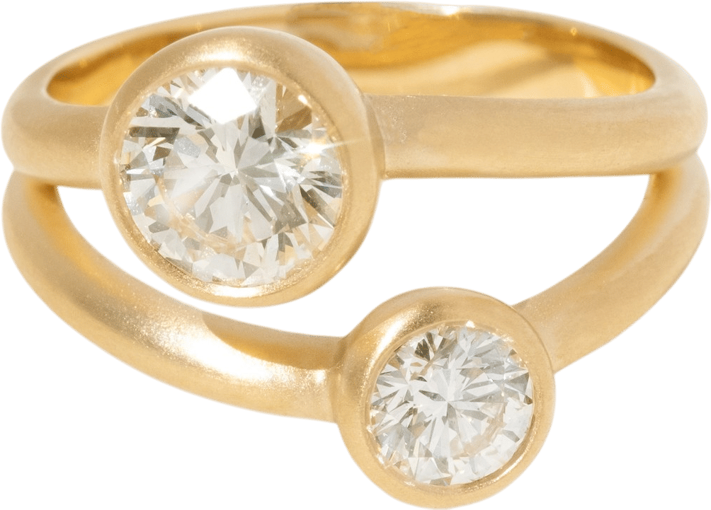 Custom Diamond Eclipse Band by Spur Jewelry