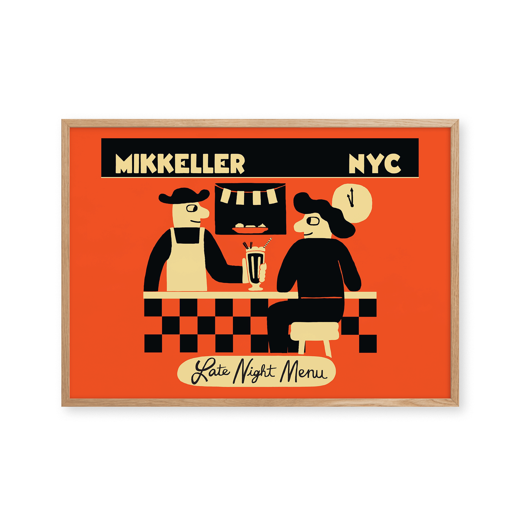 Mikkeller Late Night Menu Poster