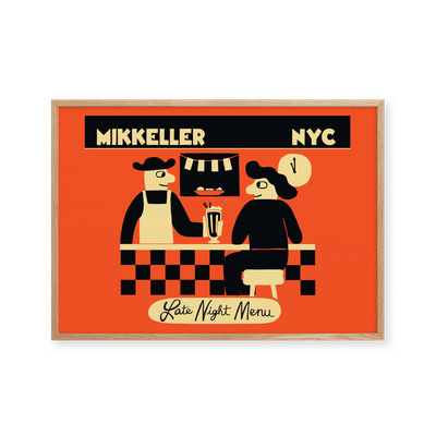 Mikkeller Late Night Menu Poster