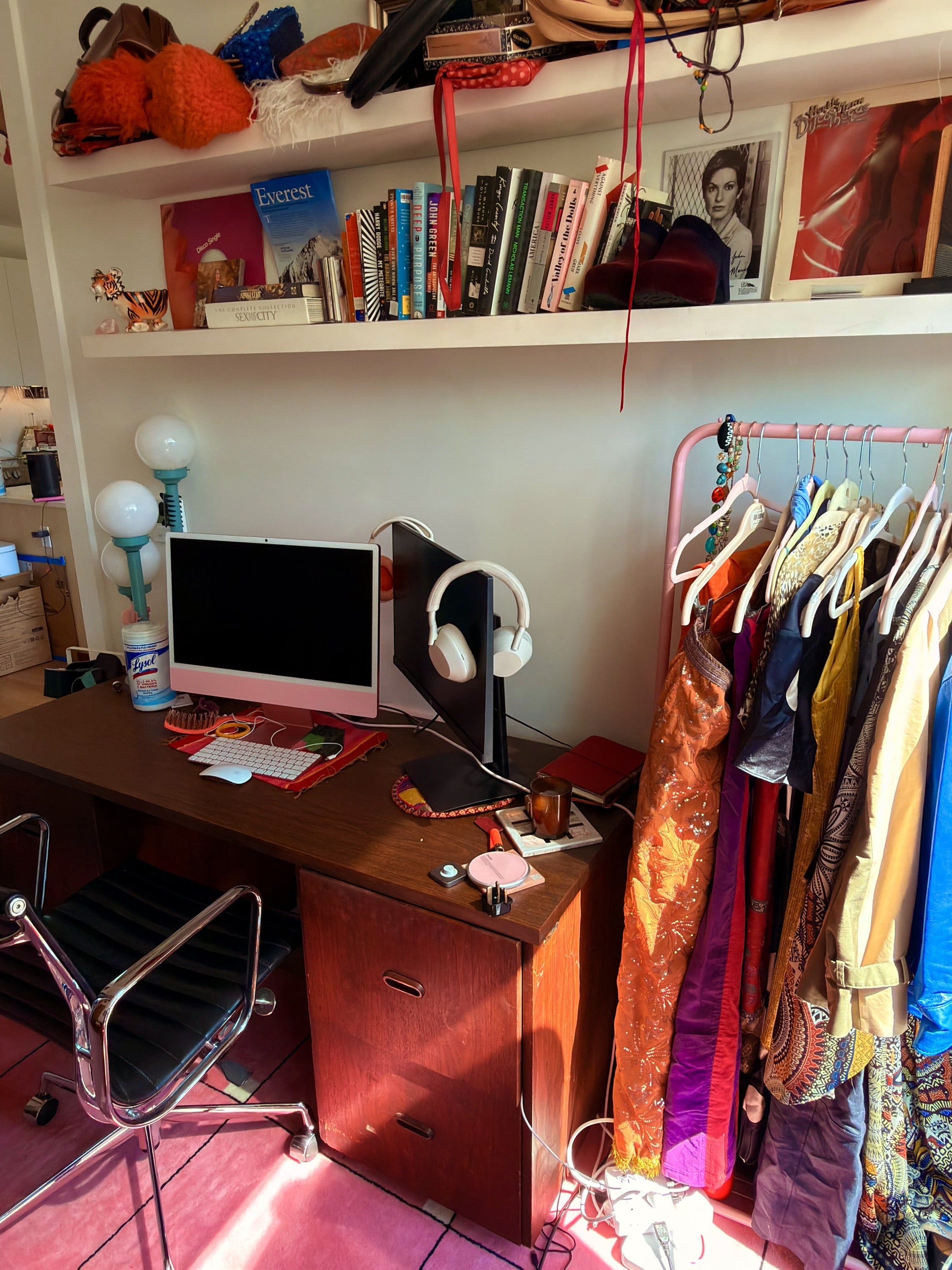 A separate rack for the clothes you wear all the time or are excited to style