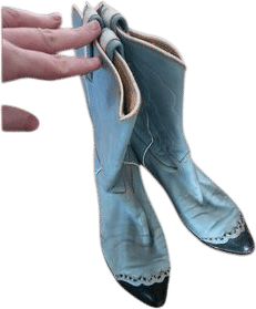 Vintage Blue Tony Lama Boots