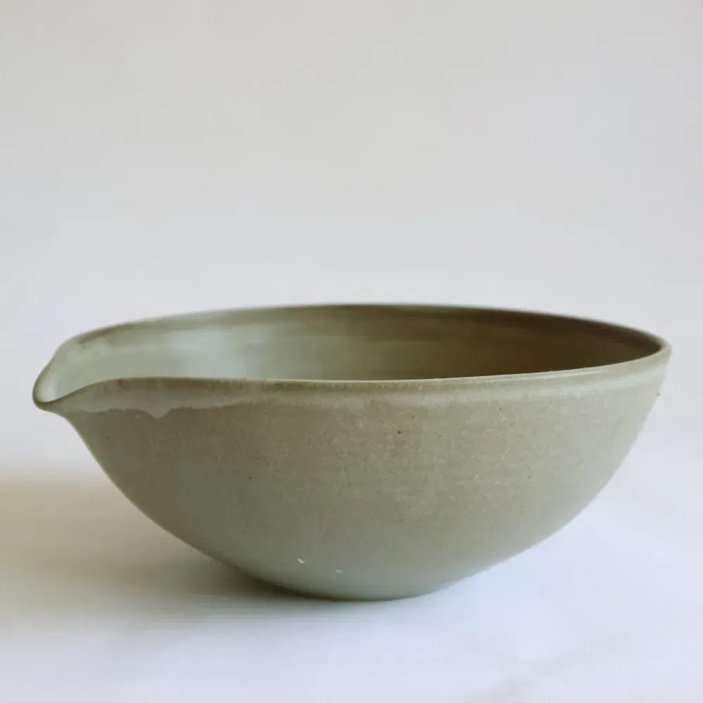 Spouted Sage Kitchen Bowl — KATI VON LEHMAN