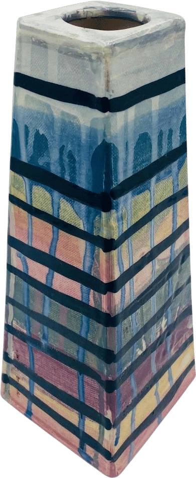 Peter Shire Pyramid Vase EXP 2010