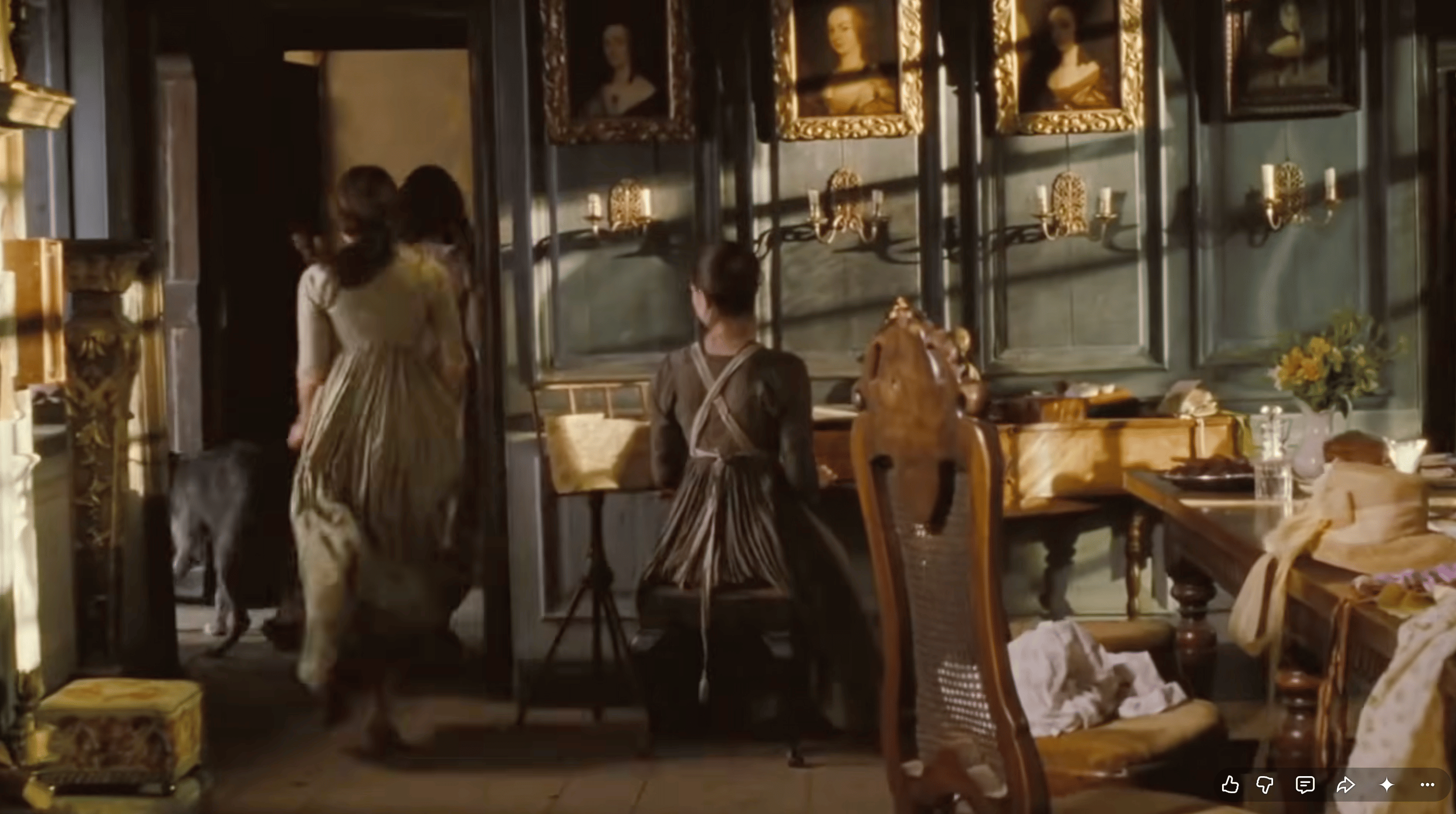 The opening scene of "Pride and Prejudice" (2005)